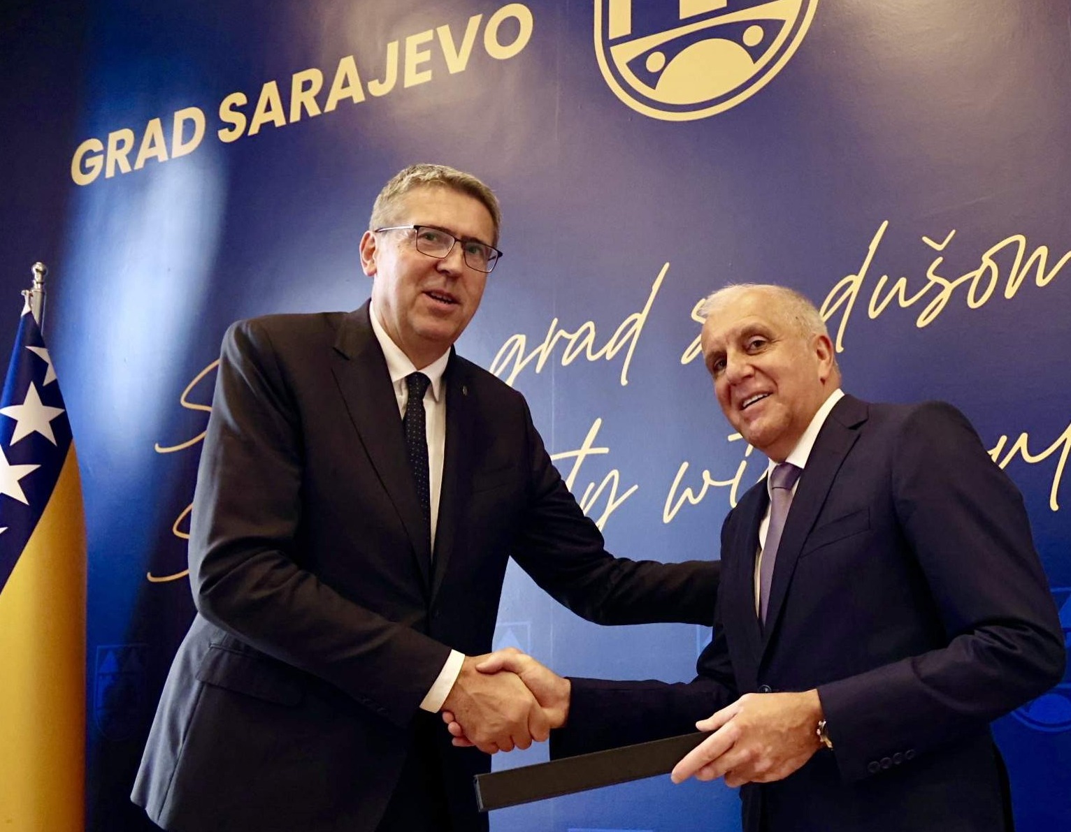 Susret Samira Avdića i Željka Obradovića