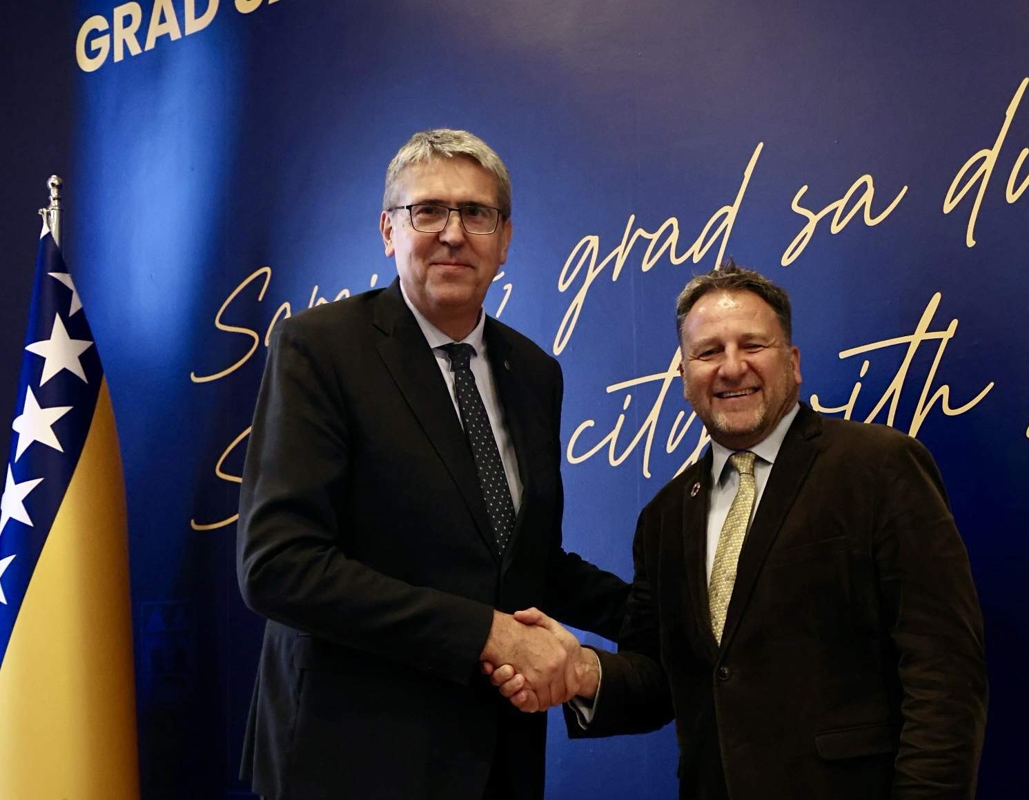 Grad Sarajevo i UNDP u BiH: Susret Samira Avdića i Renauda Meyera