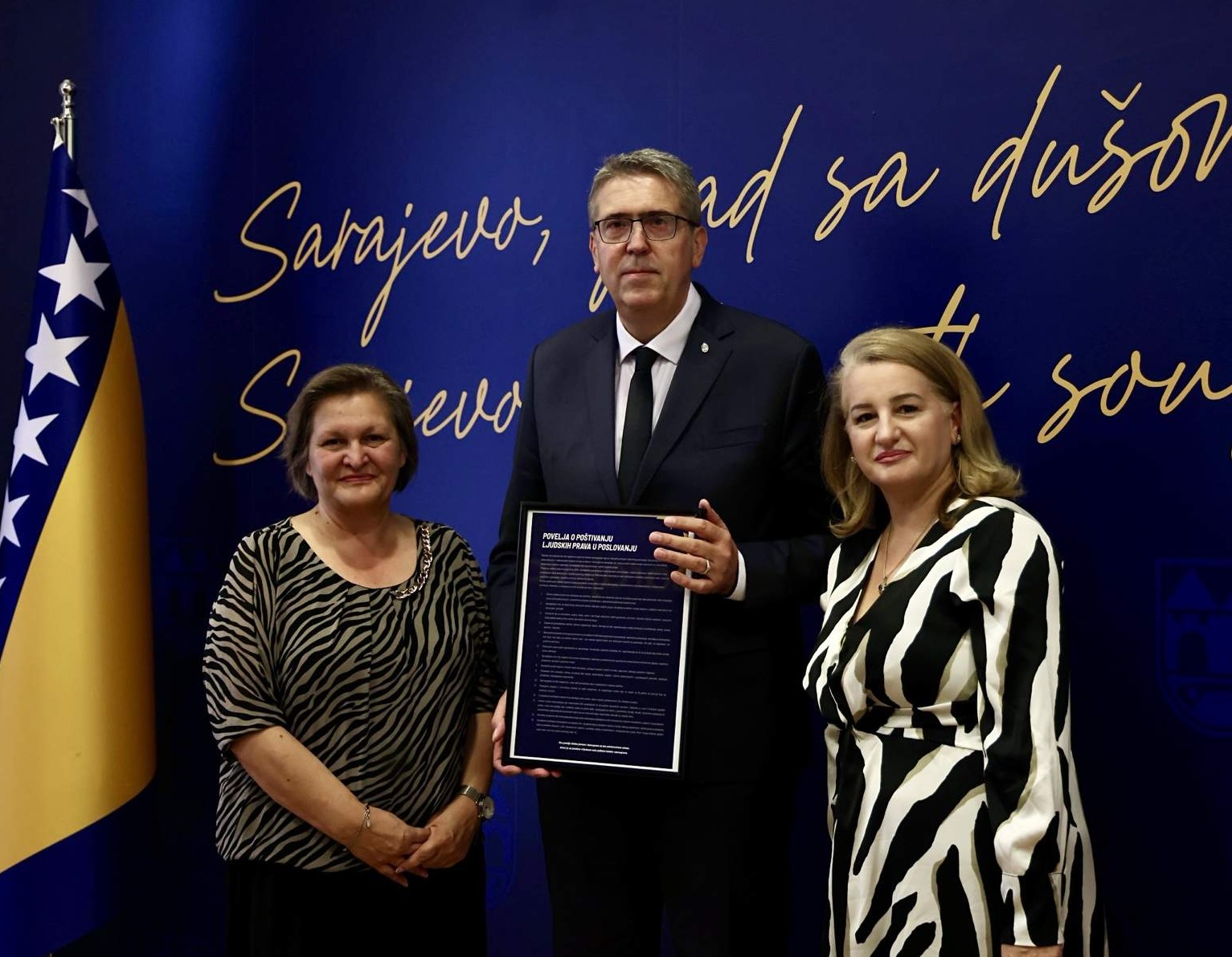 Grad Sarajevo se pridružio inicijativi KULT-a: Avdiću uručena Povelja o poštivanju ljudskih prava