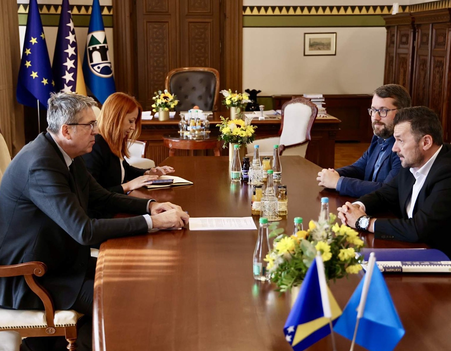 Avdić razgovarao s predstavnicima Udruge „Obrazovanje gradi Bosnu i Hercegovinu – Jovan Divjak“