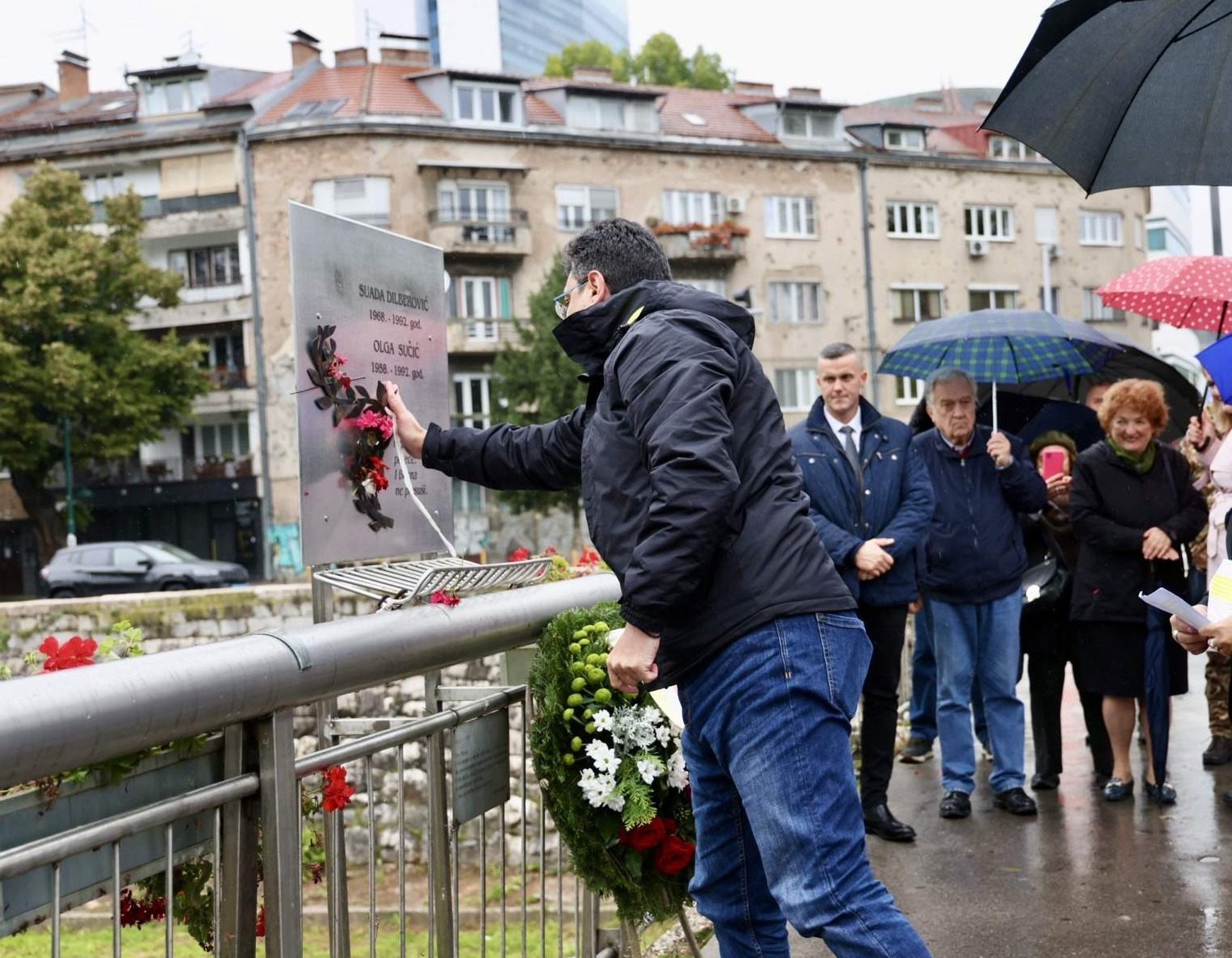 Puharić na komemoraciji u čast Gabrielea Morena Locatellija