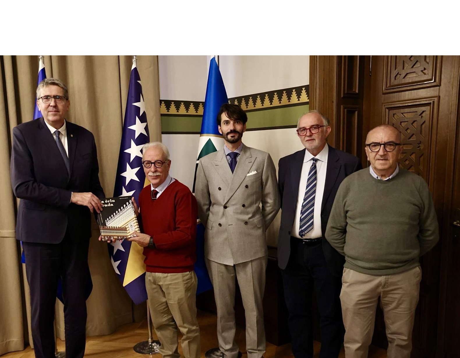 Predstavnici Veleposlanstva Italije i organizacije “Insieme per Sarajevo” gosti Avdića u Vijećnici