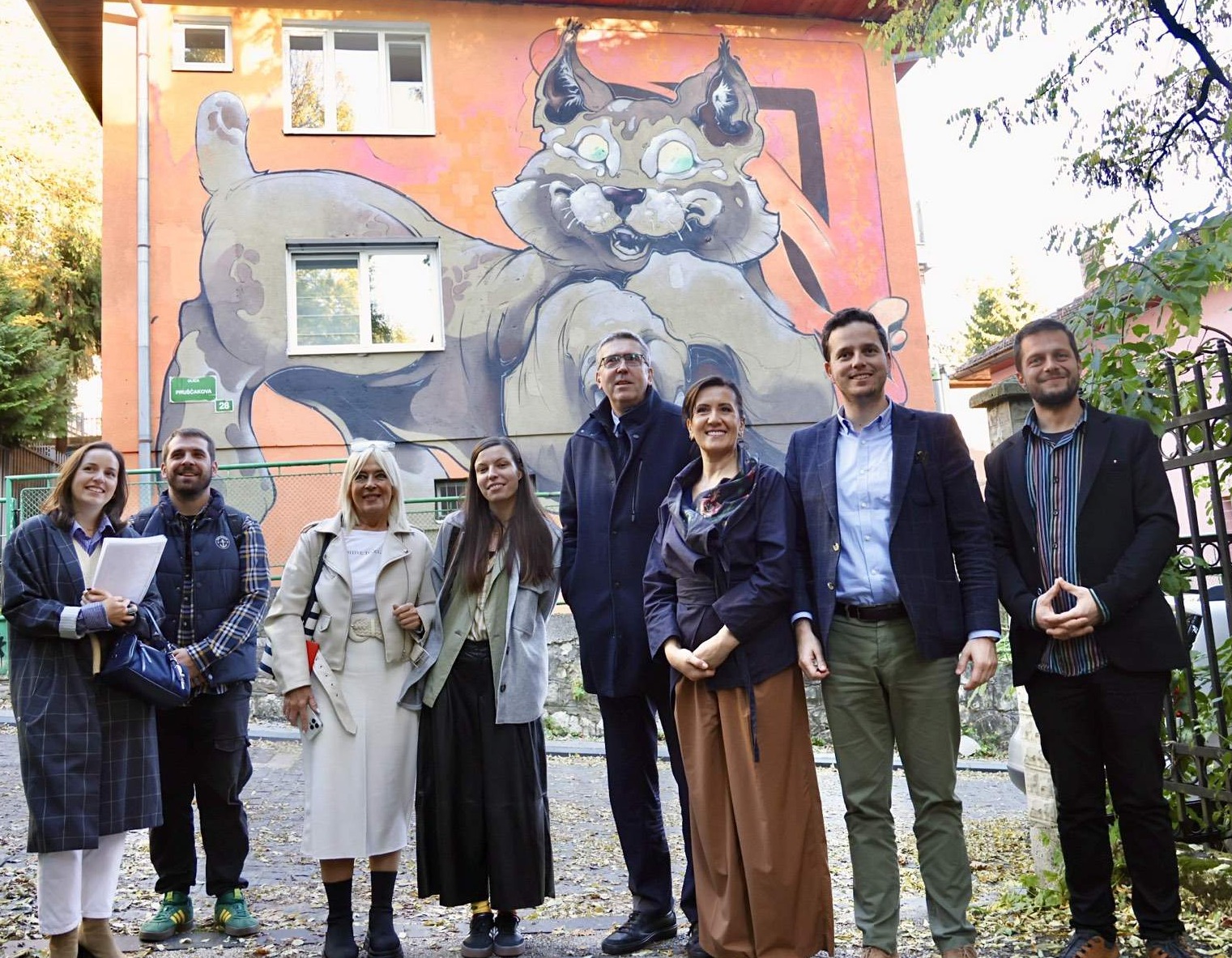 FASADA festival: Avdić, Džehverović i Uk obišli oslikane murale na Mejtašu