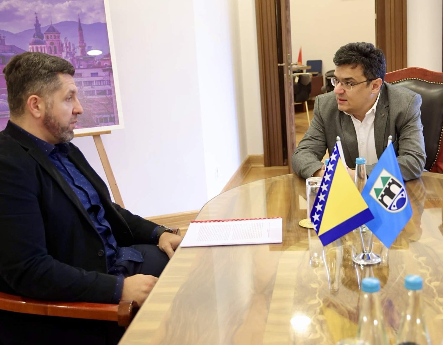 Puharić ugostio predsjednika Udruženja za promociju i unapređenje zdravlja „Generacija“