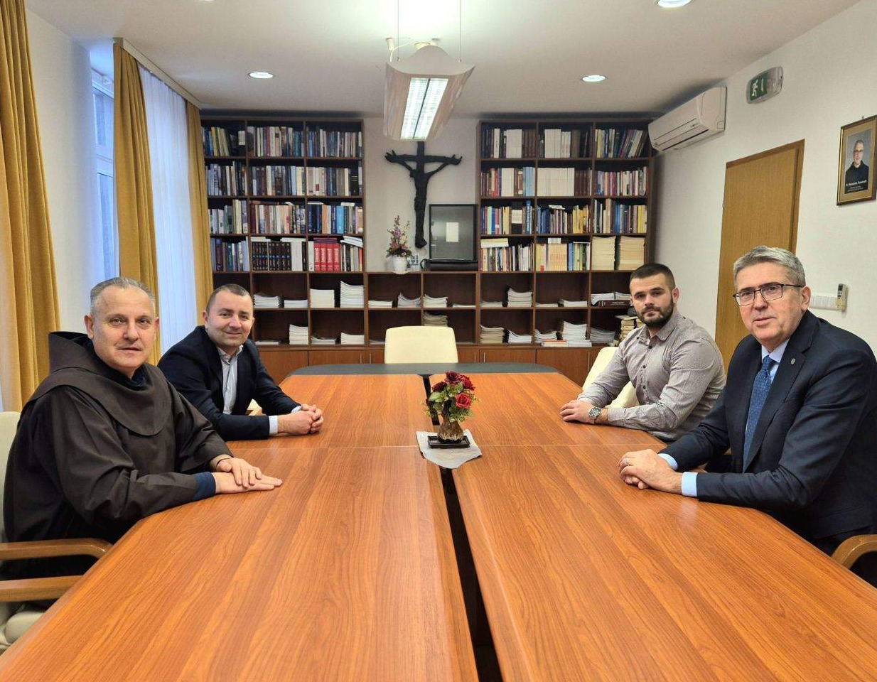 Samir Avdić posjetio Franjevački provincijalat Bosne Srebrene