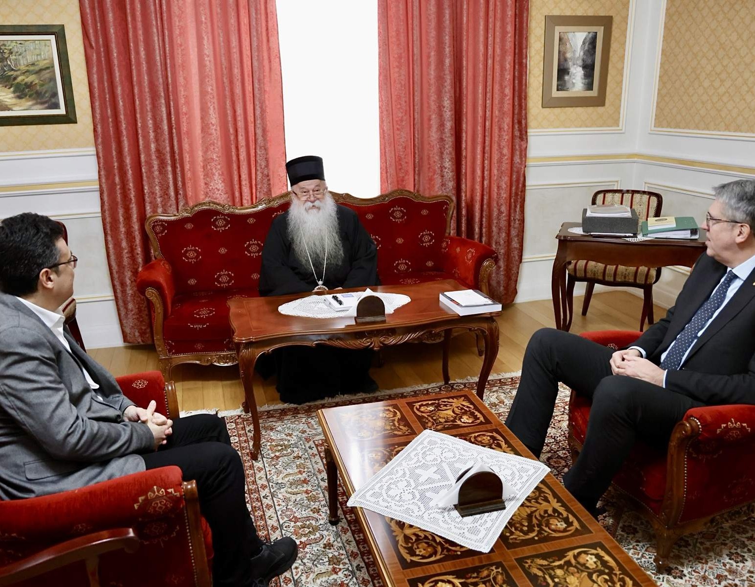 Avdić i Puharić posjetili mitropolita Hrizostoma