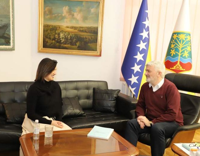 Općina Centar: Zamjenica Džehverović se susrela sa načelnikom Mandićem