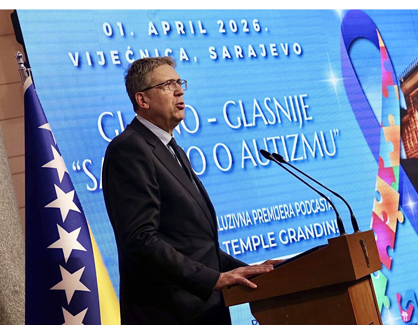 Gradonačelnik Avdić se obratio na panelu „Glasno - Glasnije: Sarajevo o autizmu“