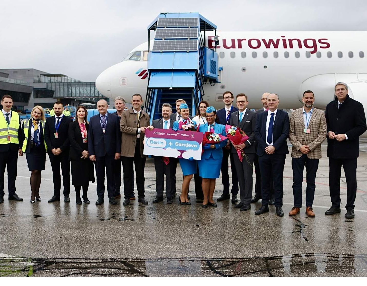 Sarajevo ponovo povezano s Berlinom: Avdić prisustvovao inauguralnom letu