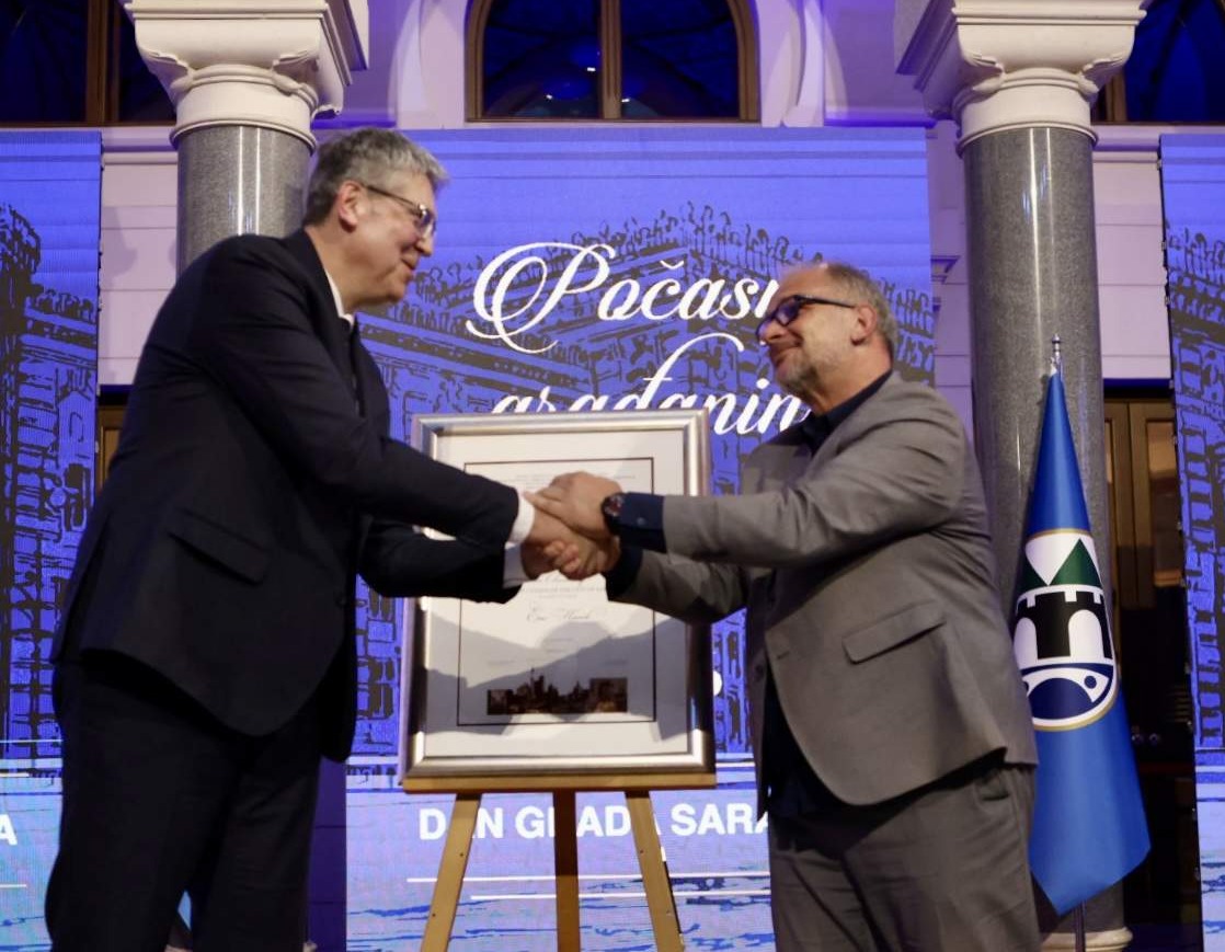 Počasni građanin Grada Sarajeva za 2026. godinu