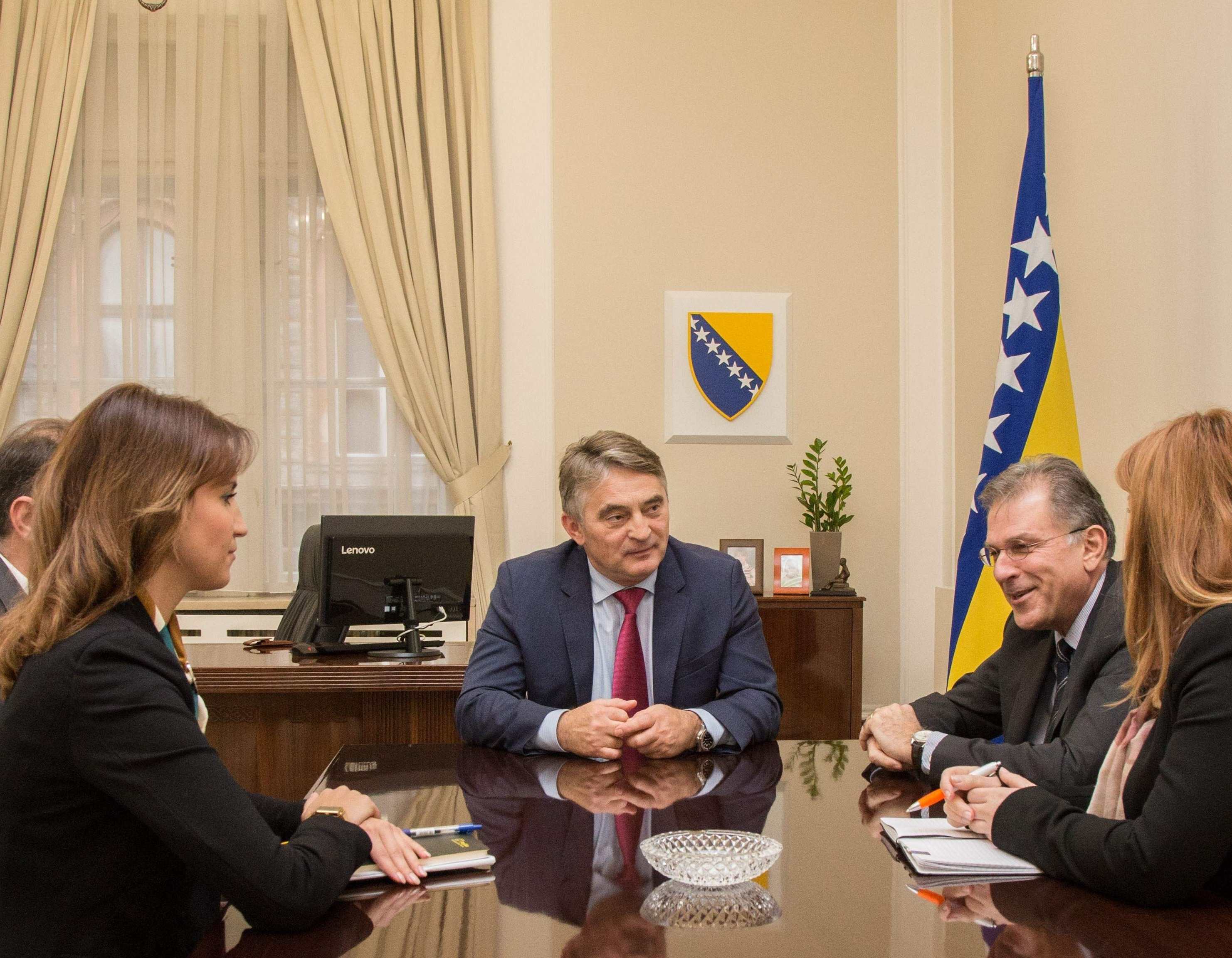 Komšić - Iliopoulos: Podrška Grčke na putu BiH ka članstvu u EU i NATO-u