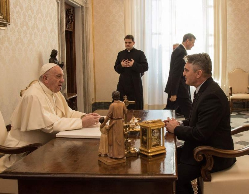 Komšić - Papa: Vatikan će i dalje pružati podršku BiH kao multietničkoj državi