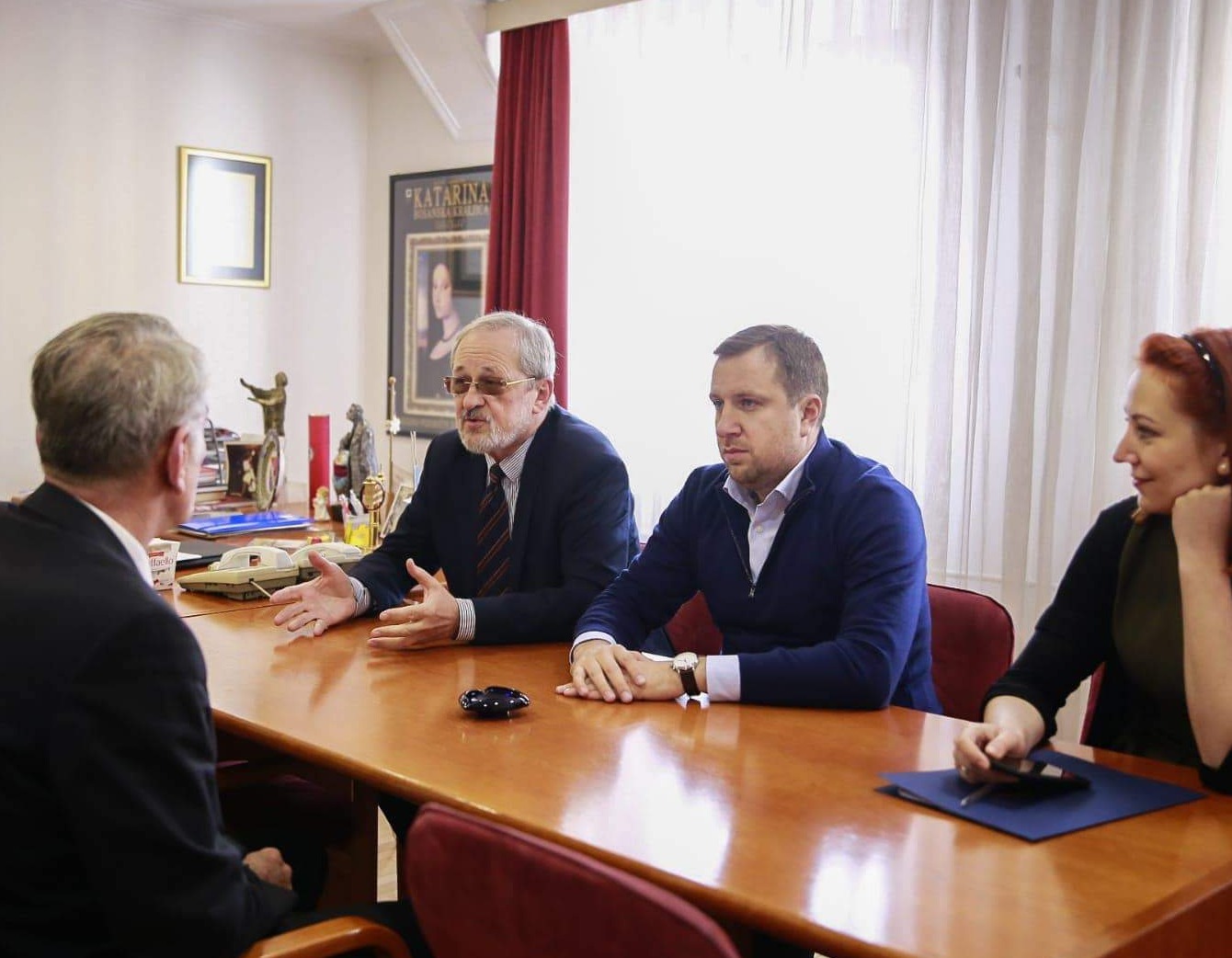Gradonačelnik Skaka i zamjenik gradonačelnika Šarić posjetili Narodno pozorište
