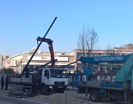 Gradnja kružnog toka kod zgrade Energoinvesta teče ubrzano