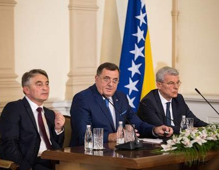 Zajednička poruka Džaferovića, Dodika i Komšića građanima Bosne i Hercegovine