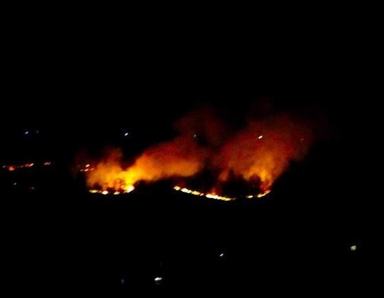 Tokom noći ugašen požar ispod brda Žuč