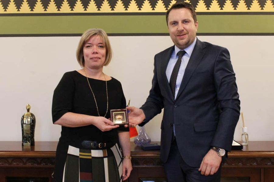 gradonačelnik skaka upriličio prijem za ambasadoricu Francuske 2