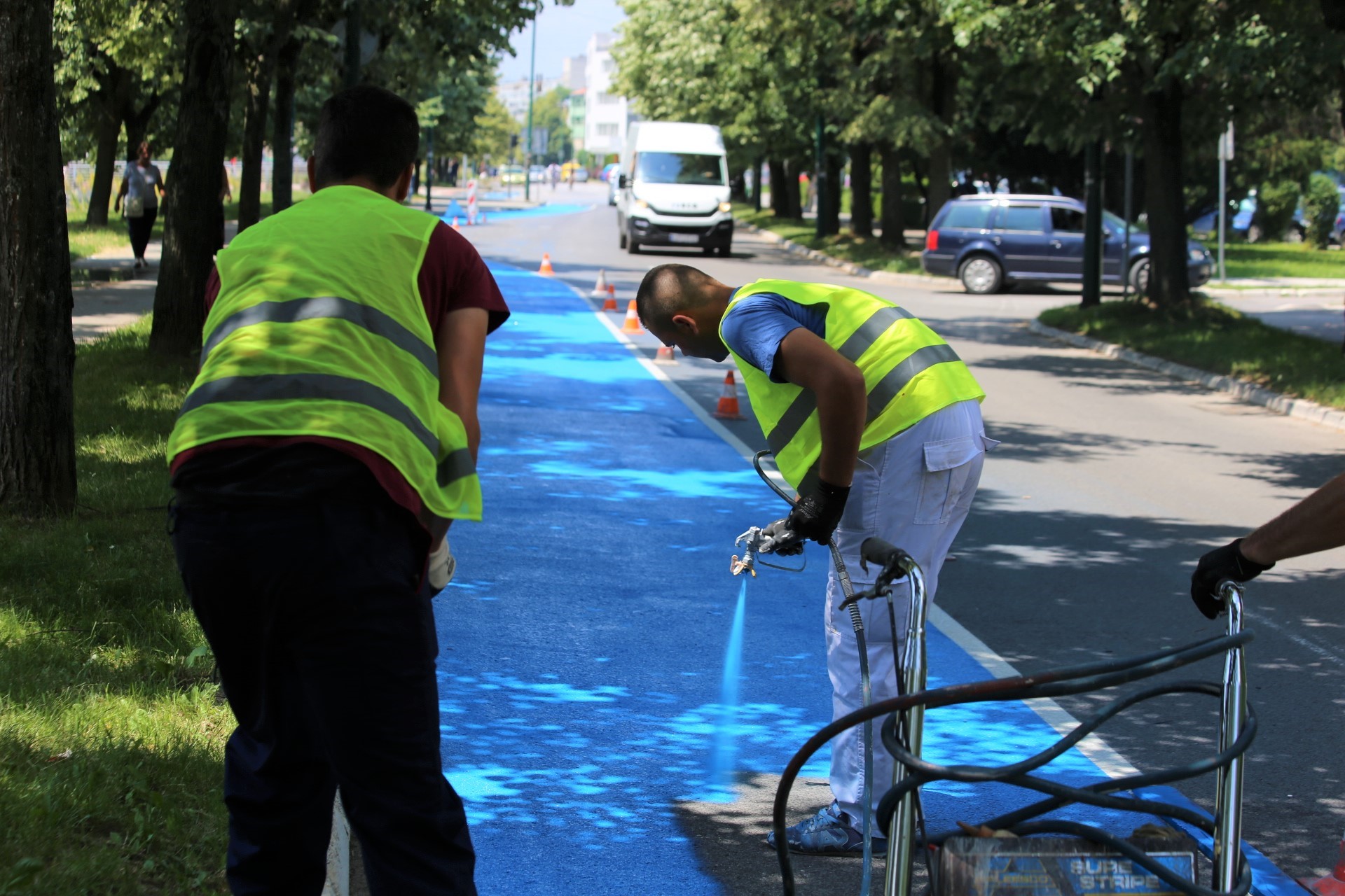 Počelo označavanje biciklističke staze u općini Novo Sarajevo