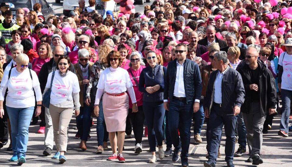 Grad Sarajevo podržao trku/šetnju za ozdravljenje "Race for the cure"