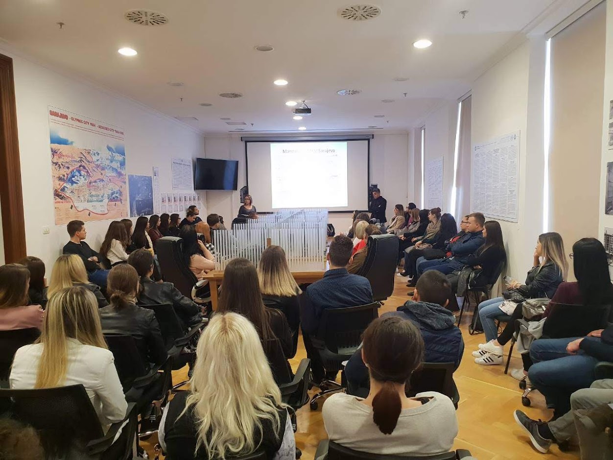 U Informativnom centru o MKSJ Sarajevo održana nastava za 120 studenata sarajevskog Pravnog fakulteta