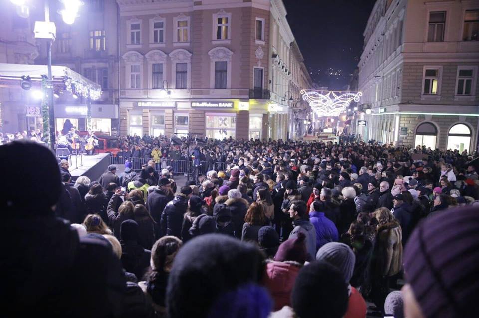 Novogodišnjom rapsodijom počeo trodnevni spektakl u Sarajevu