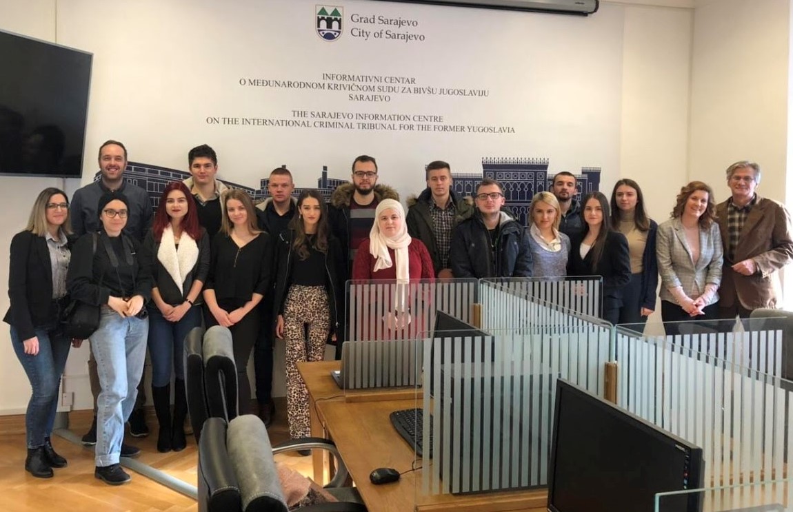 Bh. studenti u posjeti Informativnom centru o MKSJ Sarajevo
