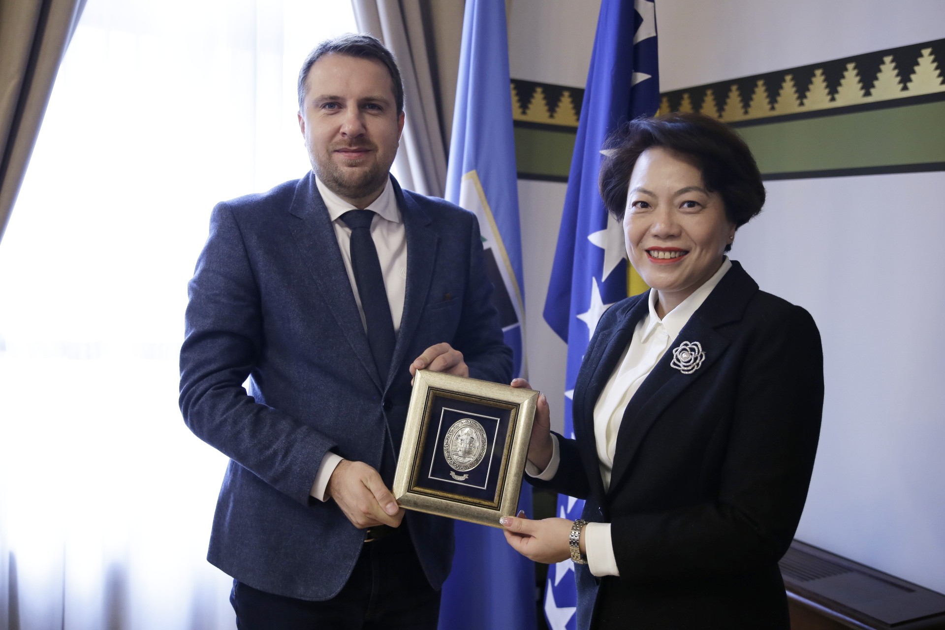 Gradonačelnik Skaka primio ambasadoricu NR Kine u oproštajnu posjetu