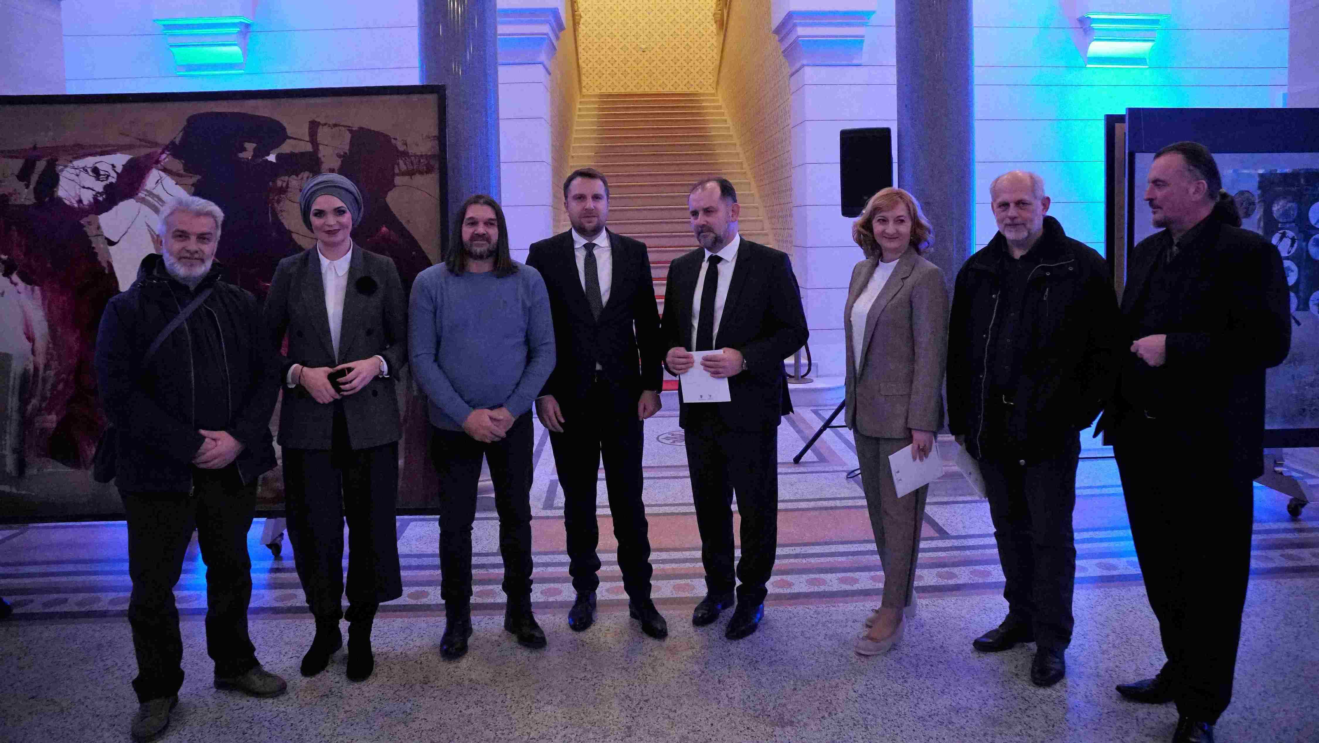 U sarajevskoj Vijećnici otvorena izložba "Savremeni srpski umjetnici"