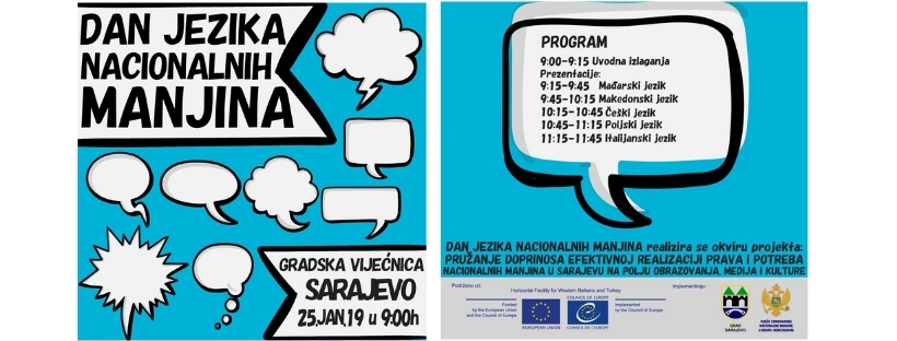 Grad Sarajevo organizira „Dan jezika nacionalnih manjina“