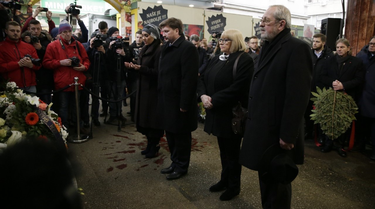 Delegacija Grada Sarajeva odala počast žrtvama masakra na pijaci Markale