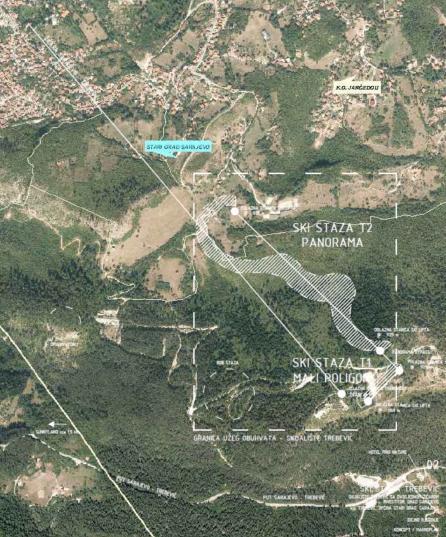 Gradit će se skijaška staza na Trebeviću