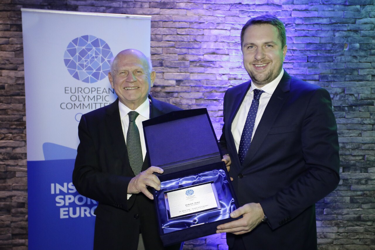 Kocijančič uručio najveća priznanja EOK-a za uspješnu organizaciju EYOF-a 2019