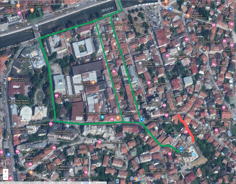 Prilaz Trebevićkoj žičari iz ulica Hrvatin i Hrvatin čikma