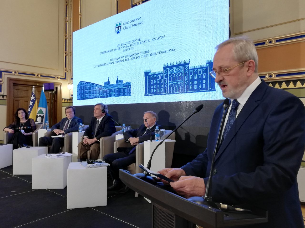 Počela međunarodna konferencija "Ratni zločini u Ahmićima kroz presude Haškog tribunala – 26 godina poslije“ u sarajevskoj Vijećnici
